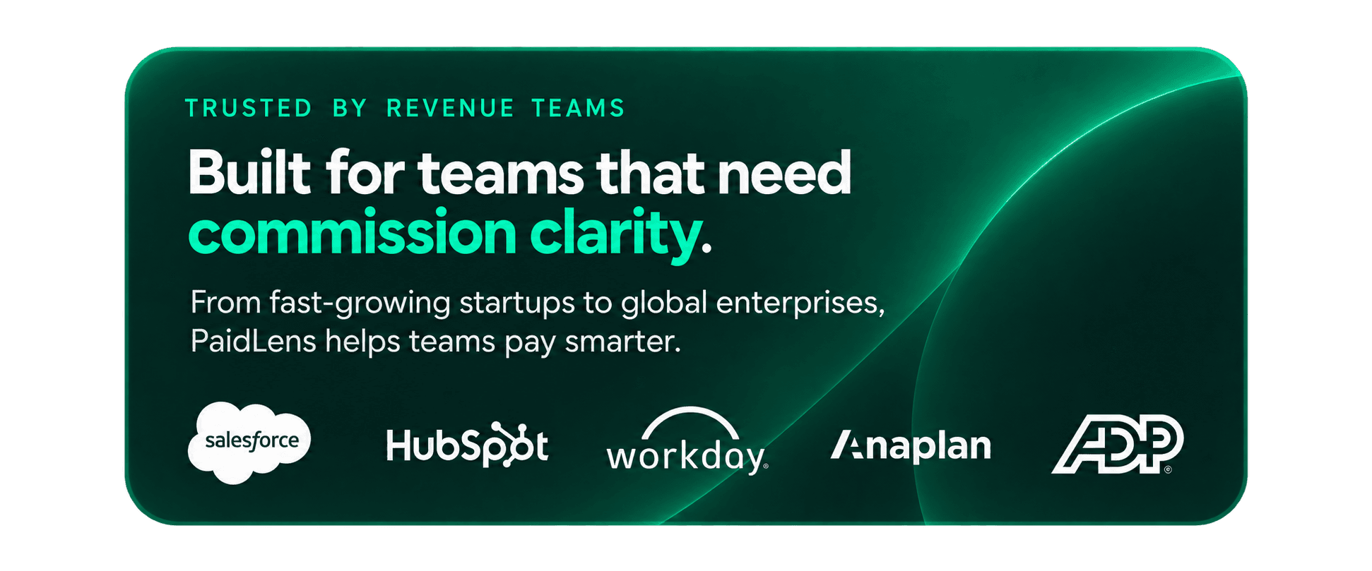 PaidLens is trusted by revenue teams
